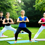 **

"A group of fully clothed teenagers participating in a yoga class outdoors, led by a yoga instructor. They are in a park setting, with trees and greenery in the background. The atmosphere is calm and peaceful. appropriate attire, safe for work, professional setting, perfect anatomy, natural pose, family-friendly, high quality."

**
