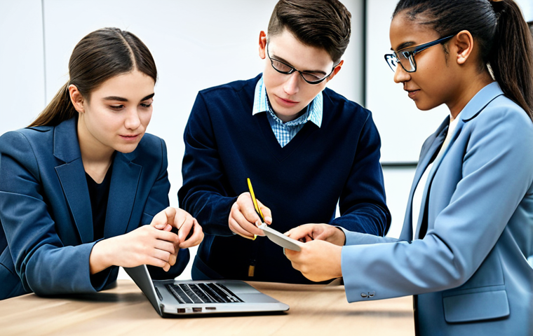 청소년지도사와 청소년 창작 활동 지원 - Creative Learning Environment**

"A brightly lit classroom filled with young students, fully clothed...