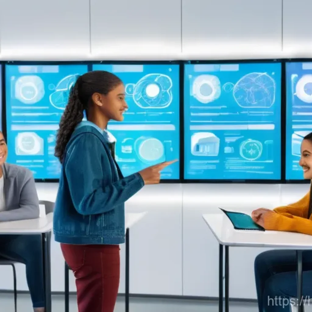 청소년지도사 직업의 장래성 - **Prompt:** A diverse group of teenagers and a supportive adult youth mentor are engaged in a dynami...