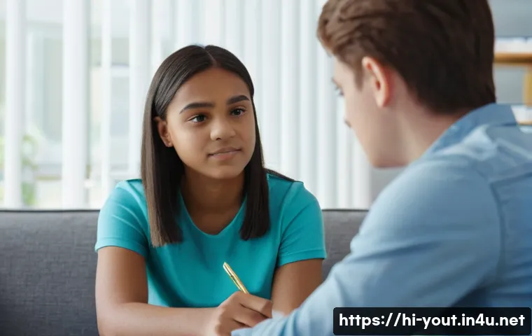 청소년지도사로서의 현장 경험 에세이 - **Prompt:** A heartwarming scene featuring a diverse male youth advisor, early 30s, dressed in a sma...