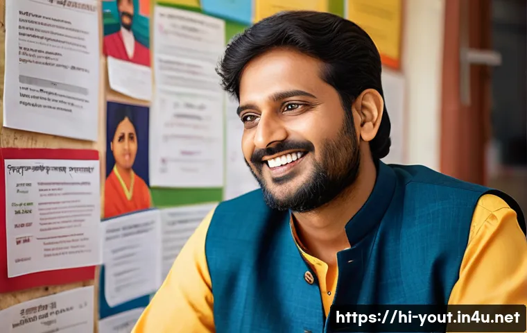 청소년지도사와 청소년 교육환경 개선 사례 - A compassionate Indian mentor in traditional kurta, warmly engaging with a diverse group of enthusia...
